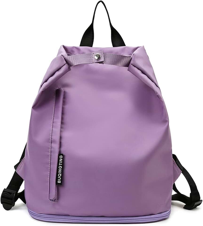 FANDARE Fitnessstudio-Rucksack Handgepäck Sporttasche Übernachtung Reisetaschen Handtasche Damen Herren Weekender Tasche Schwimmtasche Trainingstasche mit Nass Trockentrenntasche & Schuhfach