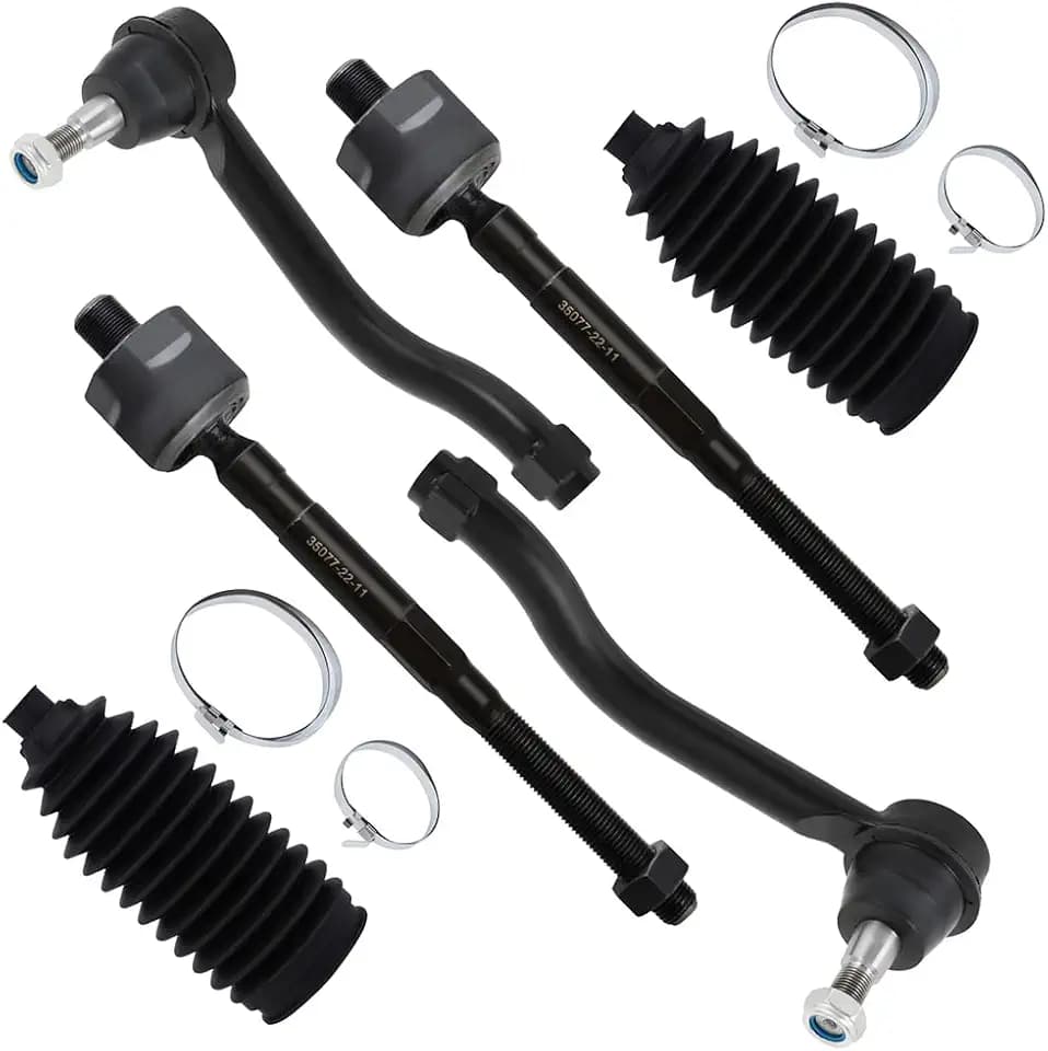 6pc Front Tie Rod Ends Suspension Kit 09-14 for Nissan for Murano
