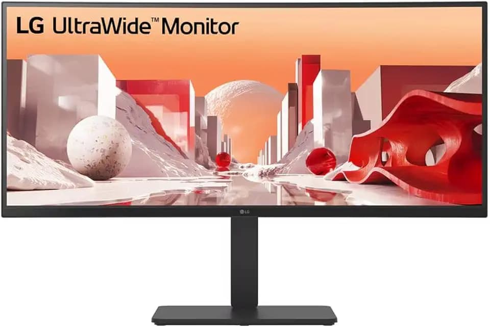 LG 34" 34BA85QE-I UltraWide QHD Curved IPS Monitor with Built-in FHD Webcam and USB Type-C™