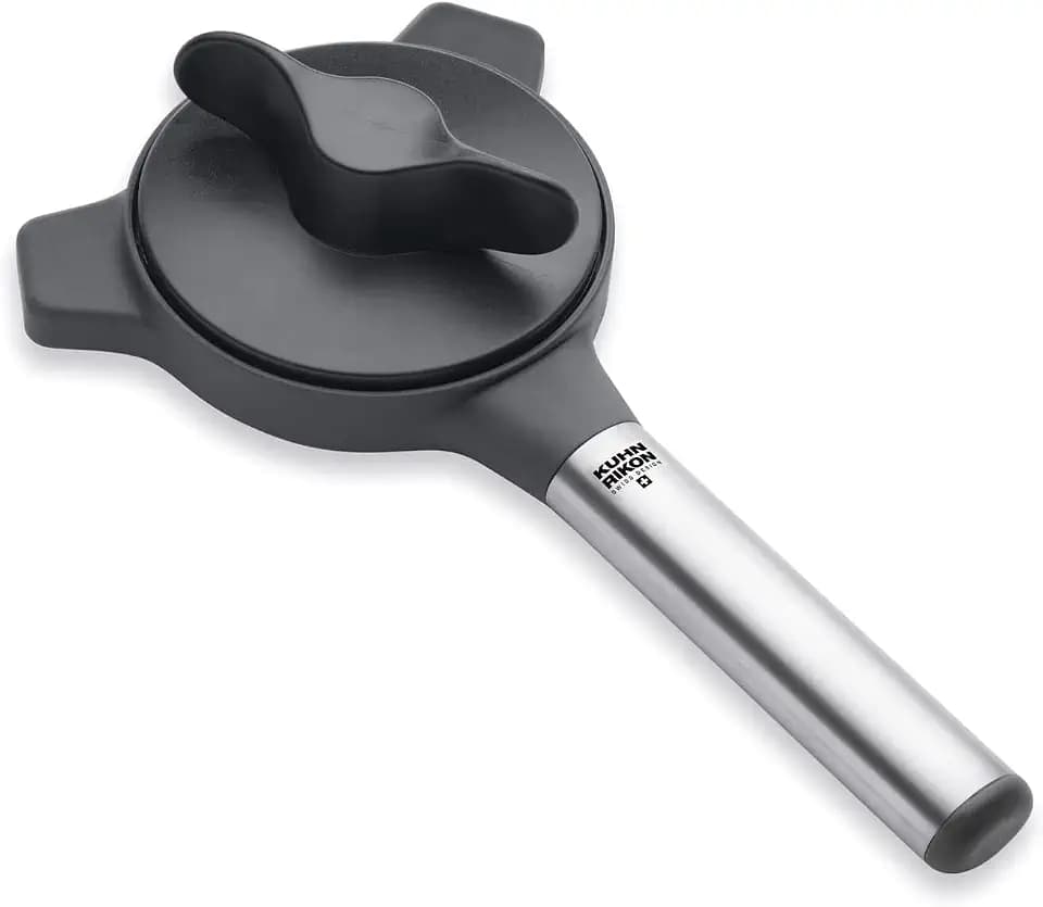 Kuhn Rikon Deluxe Gripper Deckelöffner, Grau, Glasöffner für 2.5-8.9 cm