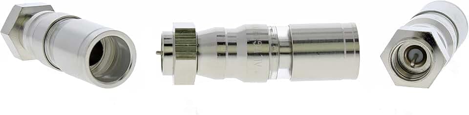 Ideal Industries INC. 89-211 RTQ RG-11/ Quad F-Type Compression Connector - (10 Pack)