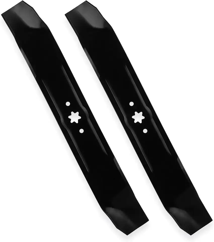 942-0616A 42 inch 6-Star Mulching Blades for Cub Cadet XT1 XT2 LT42 LX42 ZT1 RZT 42 LTX 1040 Craftsman T110 T210 Troy Bilt TB 42 TB1942 Super Bronco Pony 42'' Deck Lawn Tractor Zero-Turn Mower, Black