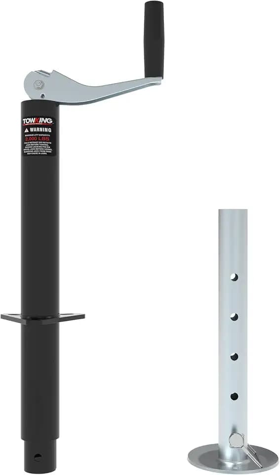 2000 lbs A Frame Trailer Jack with Drop Leg, 15" Lift Tongue Jack