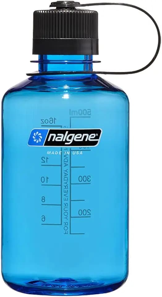 Nalgene 16 oz Narrow Mouth Water Bottle, Slate Blue