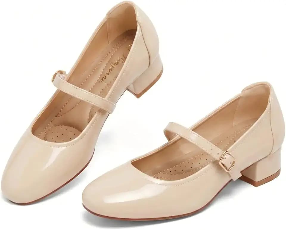Mary Jane Shoes 2inch Womens Pumps Heels Dress Shoes