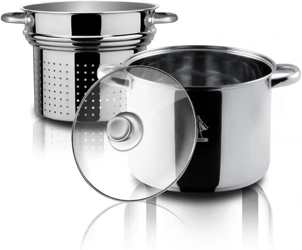 Pastarella Kochtopf 22 cm La Göttliche Reinox für Induktion