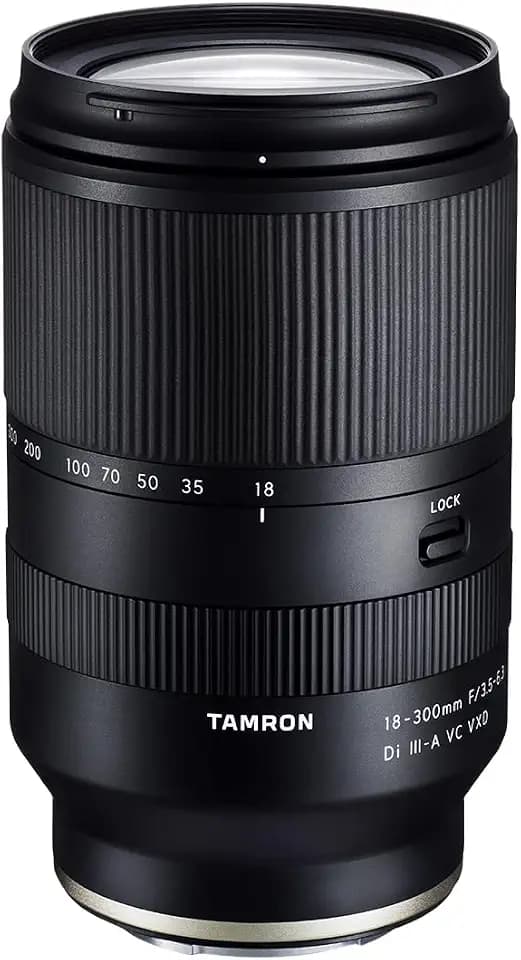 Tamron 18-300mm F/3.5-6.3 Di III-A VC VXD Lens for Sony E APS-C Mirrorless Cameras (Black)
