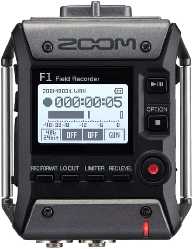Zoom F1-SP Field Recorder mit SGH-6 Shotgun Richtrohrmikrofon