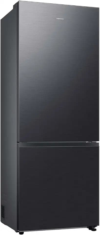 Samsung RB53DG703CB1EF Kühl-Gefrierkombination, 203 cm, 538 l, Extra breit (75 cm), Kühlschrank mit Gefrierfach, Wifi & AI Energy Mode, Twin Cooling+, Metal Cooling, No Frost+, Premium Black Steel
