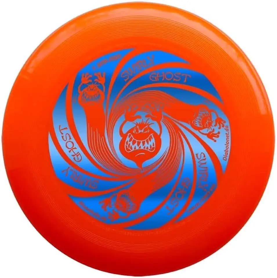 Discraft Ultrastar Orange Ultimate Frisbee Ultra Star - Swirly Ghost Blau 175g
