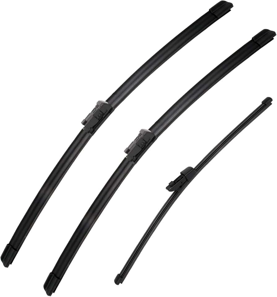 3Pcs Genuine Mercedes Wiper Blade for Mercedes-Benz GLC300 2016-2021,GLC250 2017-2021,GLC43 AMG 2017-2021, Automotive Replacement Windshield Wiper Blades for My Car- 22"+22"+12" (Pack of 3)