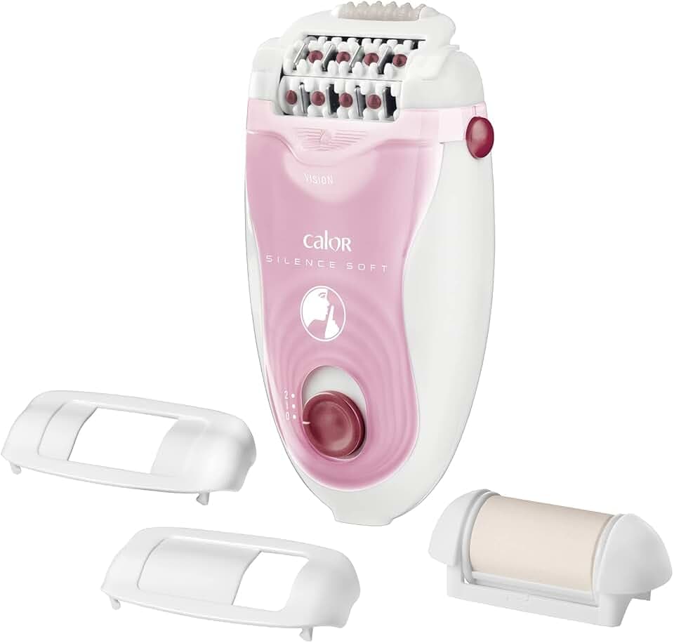 Calor Silence Soft 24tweezers Epilierer (integriert, 4,8 W), Rosa, Weiß