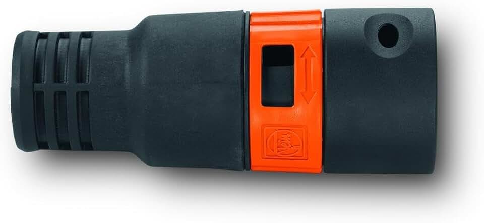 FEIN Antistatische Werkzeugmuffe, elektrisch leitend, mit Saugkraftregulierung, für Schlauch-Ø 35 mm, Elektrowerkzeug-Anschluss Ø 27 mm. passend für Nass-/Trockensauger FEIN Dustex