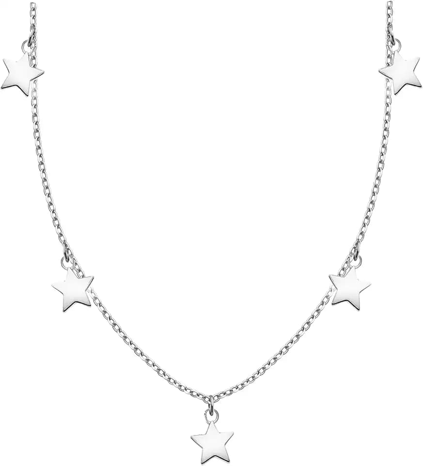Sofia Milani - Damen Halskette 925 Silber - Sternen Anhänger - 50317