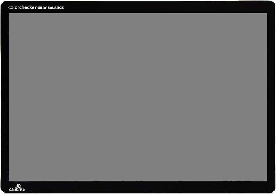 Calibrite ColorChecker Gray Balance: 18% Graukarte für korrekte Belichtung in Fotografie und Video, CCGB