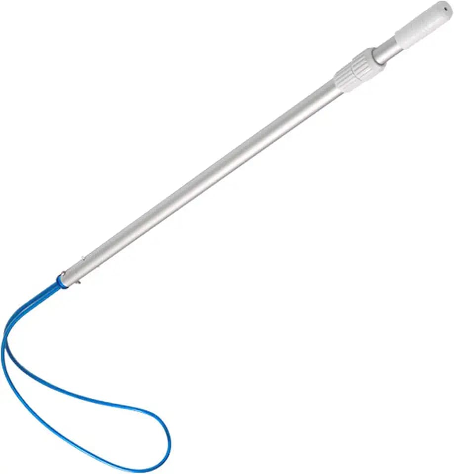 Pool Safety Hook with 12 Ft Rescue Pole, Pool Rescue Hook with Aluminum Telescopic Poles, Swimming Pool Safety Equipment (12 Ft Rescue Pole with Hook)