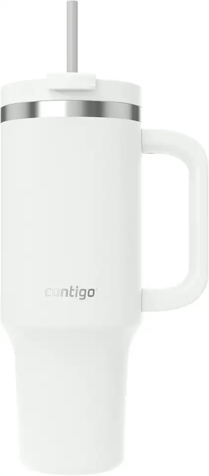 Contigo Streeterville Tumbler Thermobecher | Griff & Strohhalm | 29h kalt