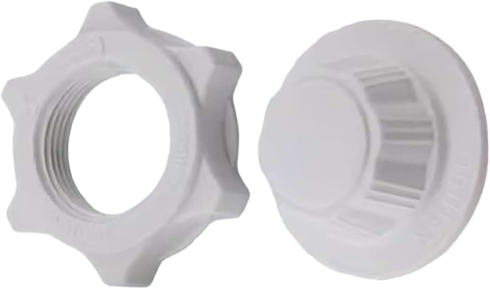 Bodenventilator-Basis-Befestigungsmutter ABS-Strukturbasis, Sicherungsmutter, Ventilator-Basisbefestigungen, geeignet für Zuhause und Büro (weiß)
