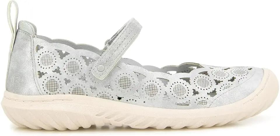 JBU Anne Women's Wide Comfort Casual Classic Mary Jane Flats Fashion Shoes