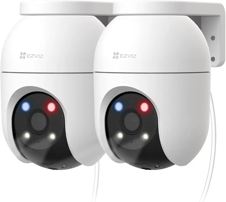 EZVIZ 5MP Pan&Tilt Überwachungskamera Aussen WLAN C8c 3K 2er Pack