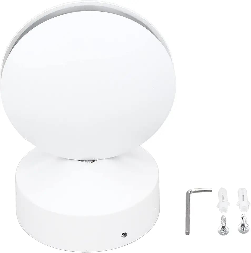 Tyenaza LED Wandleuchten, 10W Runde 360 ​​° leuchtende Fensterbanklampe Modern Flur Wandbeleuchtung für Flur, Gang, Korridor, Wohnzimmer, AC85-265V(White Light)