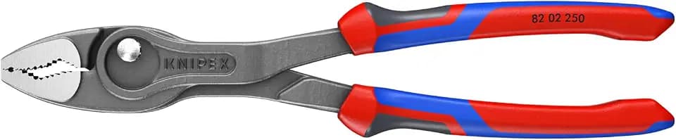 KNIPEX 82 02 250 TwinGrip Pliers with Comfort Grip Handles, 10-inch