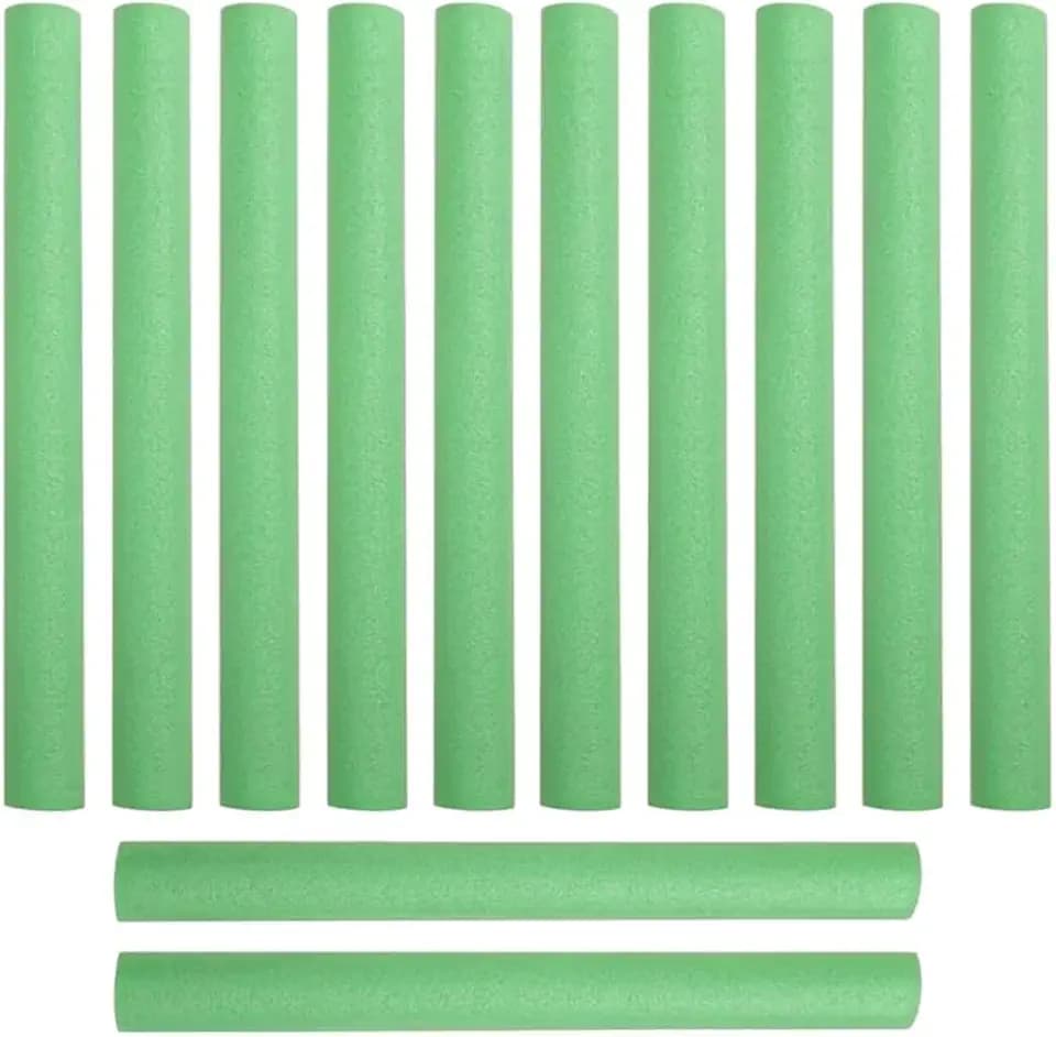 12 PCS Trampolinstangen-Schaumstoffhülsen, Trampolin-Stangenhülsen Trampolin-Polsterung, Trampolin-Schutzhülsen Schaumstoffrohr Grün