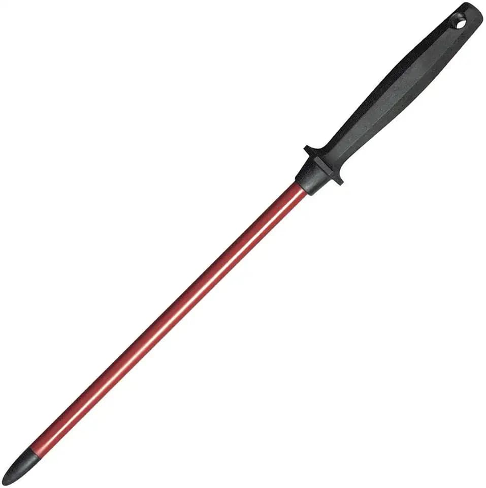 Westmark Wetzstab Sieger-Long-Life – 35,3 cm, Kunststoff, Rot/Schwarz