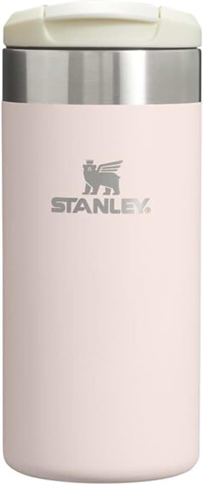STANLEY 1913 Aerolight Transit Thermobecher 0.35L - Hält 4 Stunden Heiß - Spülmaschinenfest - Kaffeebecher To Go Auslaufsicher - Kompatibel Mit Gängigen Pkw-Getränkehalterungen - Rose