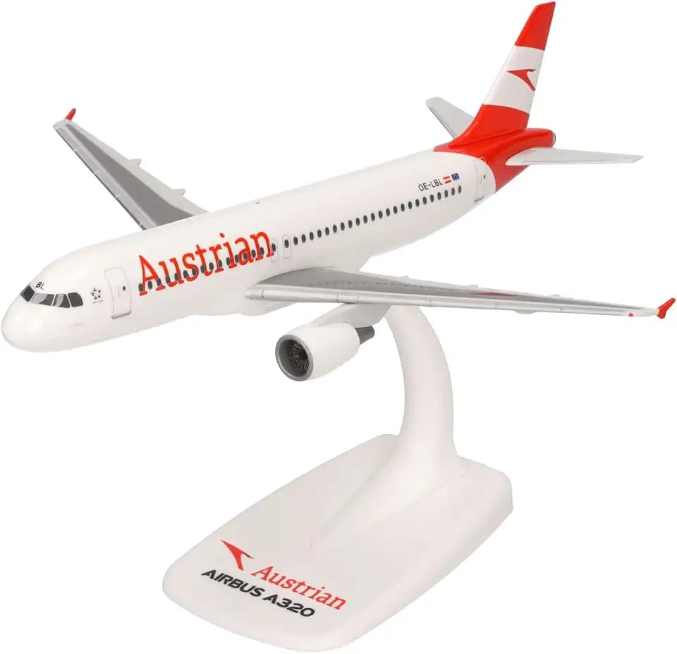 Herpa SnapFit Modellflugzeug Airbus A320 im Maßstab 1:200