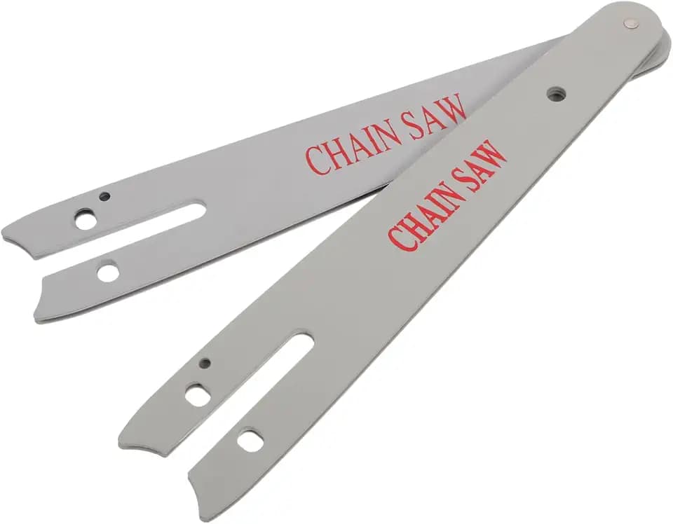 Toddmomy Mini Chainsaw Guide Bar Replacement Part 6 Inch Steel 2 Pack
