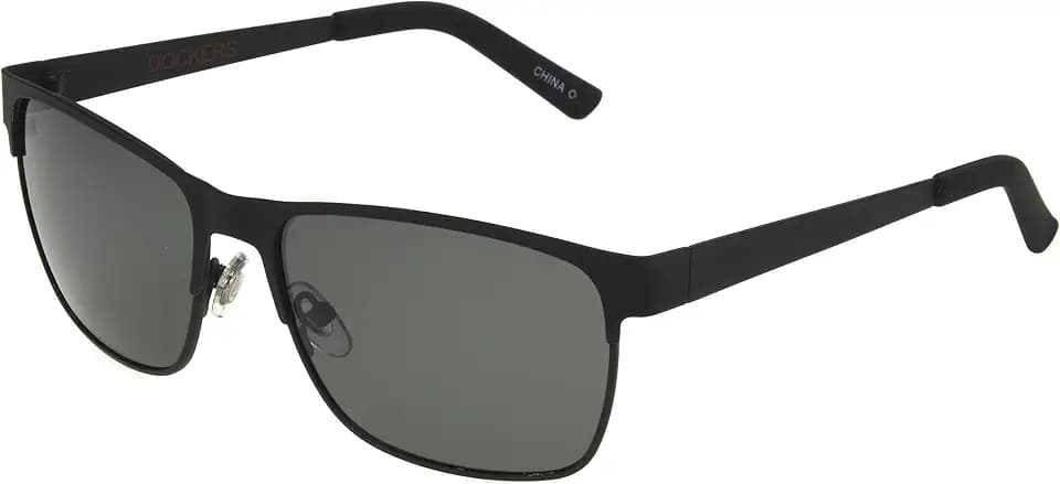 DOCKERS Men's Colton Sunglasses GEO, Olive, 47mm