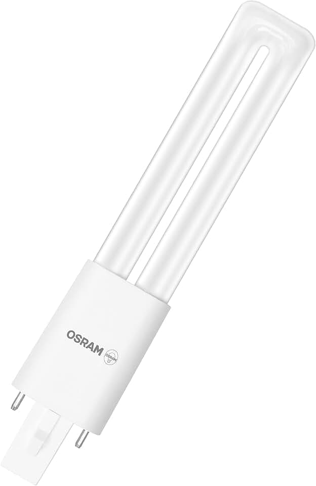 OSRAM DULUX S9 LED-Lampe für G23 Sockel, 4 Watt, 550 Lumen, Kaltweiß (4000K), Ersatz für herkömmliche 9W-Dulux Leuchtmittel, 1 Stück (1er Pack)