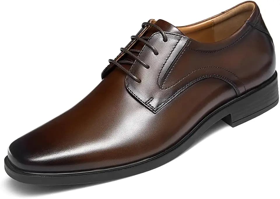 Mens Oxford Leather Business Casual Shoes