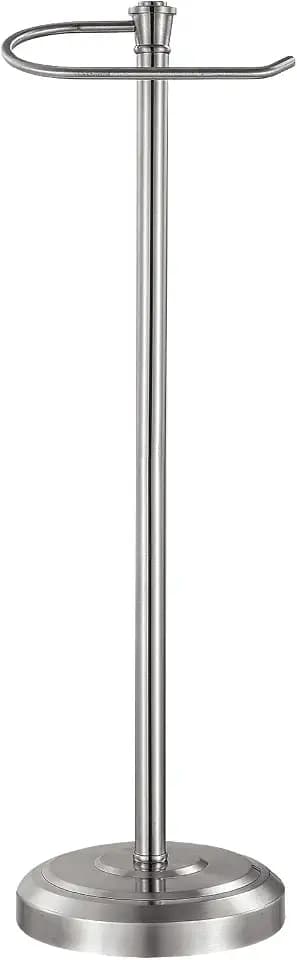 Brushed Nickel Toilet Paper Holder Free Standing，Stainless Steel
