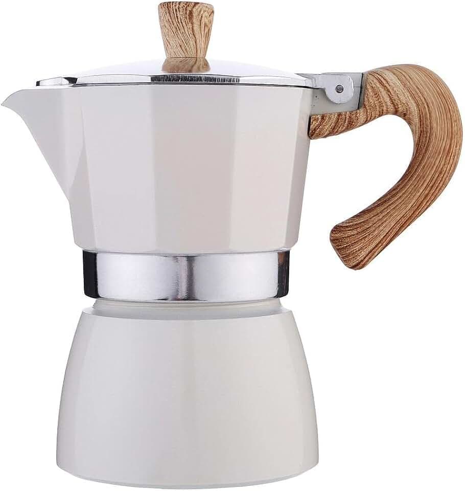 150ML Kaffeemaschine, Espressokocher Induktion geeignet | Aluminium Mokkakanne, Espressokanne, Espresso Maker,Espresso-Kocher, Moka-Kanne für Filterkaffeemaschine
