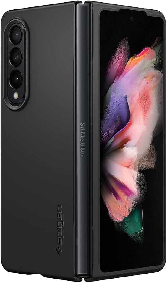 Spigen Air Skin Hülle Kompatibel mit Samsung Galaxy Z Fold 3 5G -Schwarz
