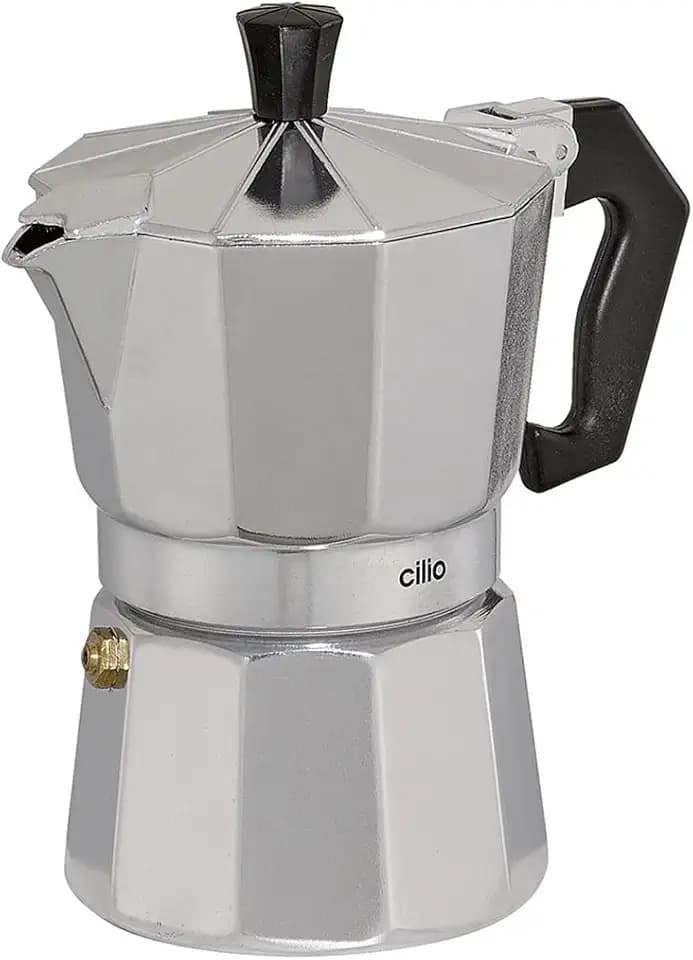 Cilio Espressokocher CLASSICO für 3 Tassen, 15 cm, Aluminium