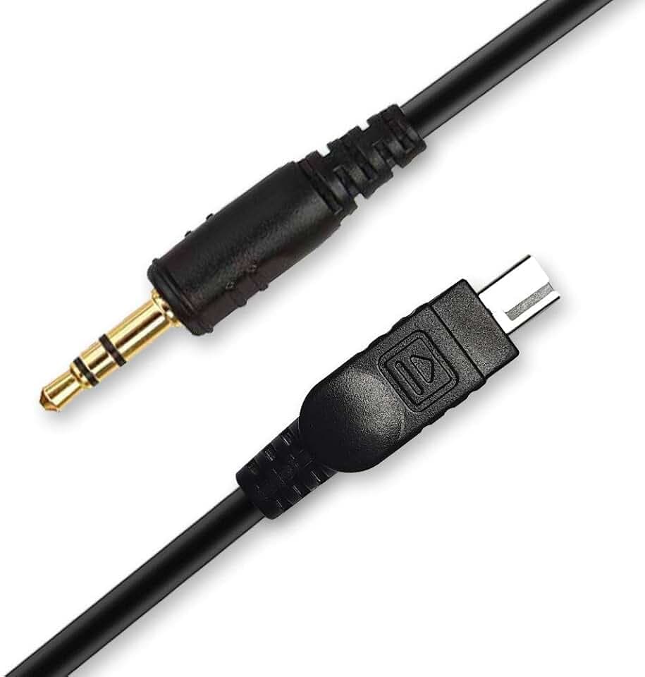 Pixel TW-283 Fernauslöser-Anschlusskabel 3,5mm DC2 Fernauslöser Kabel Fernbedienungen Verbindungskabel für D5600 D3300 D5500 D7200 D600 D610 D750