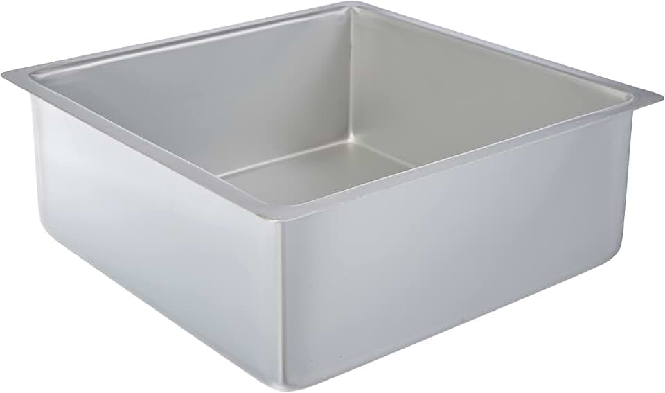 DECORA 0062606 Profi-BACKFORM QUADRATISCH AUS ELOXIERTEM Aluminium cm 25X25X10, Silber