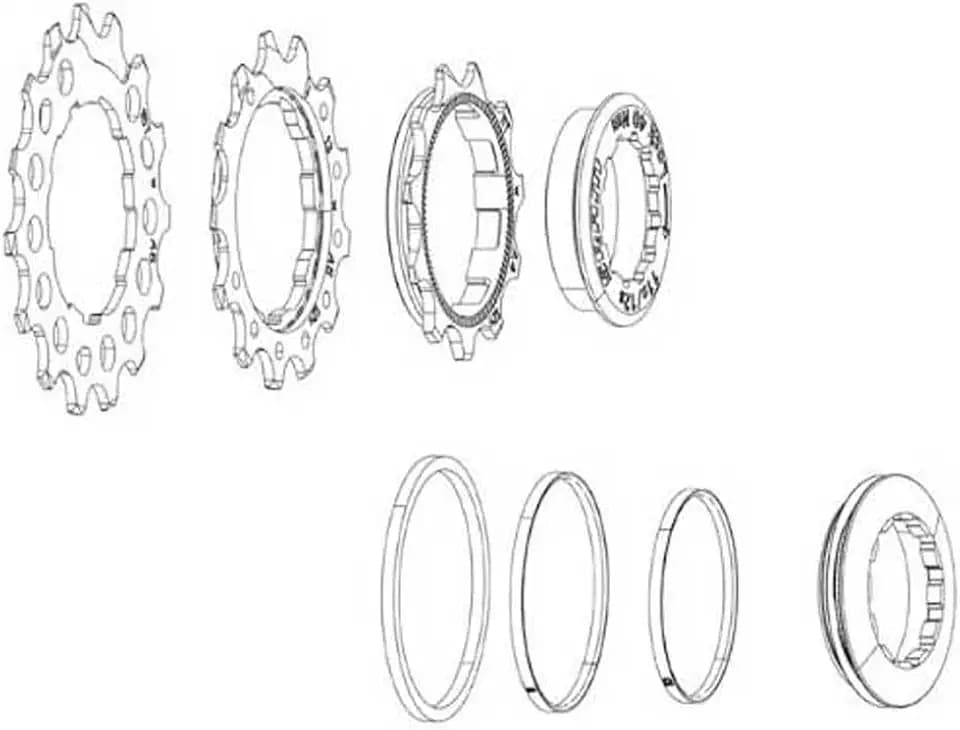 Sram PG-1231 Kassette Silber 11-12-13 Zähne