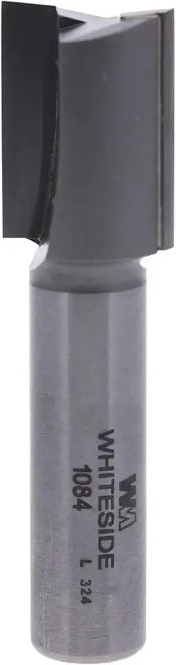 Whiteside 1084 Straight Router Bit: 3/4 Inch Cutting Diameter, 1/2 Inch Shank, 1 Inch Cutting Length