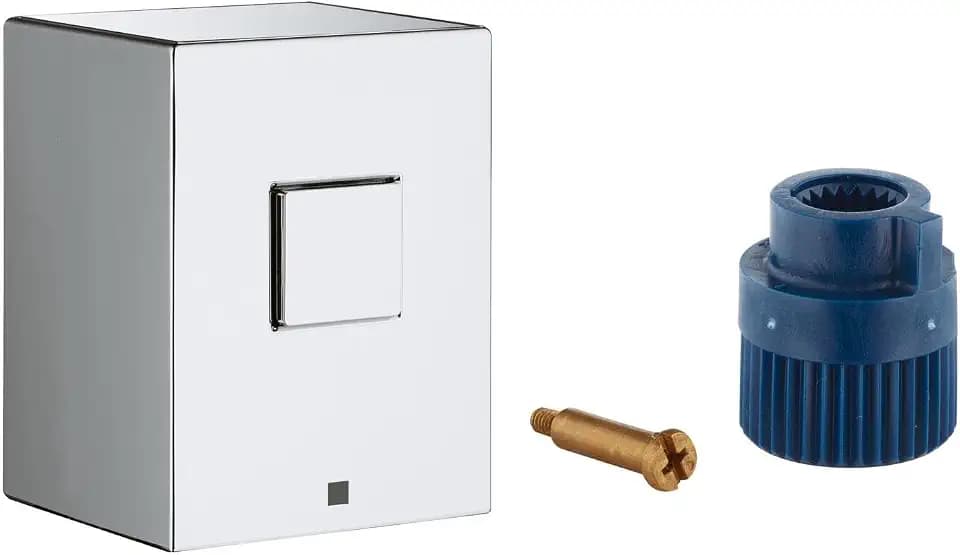 GROHE Grohtherm Cube - Absperrgriff (Original Ersatzteil, Langlebig, Robust, Herstellergarantie: 5 Jahre), Chrom, 47960000