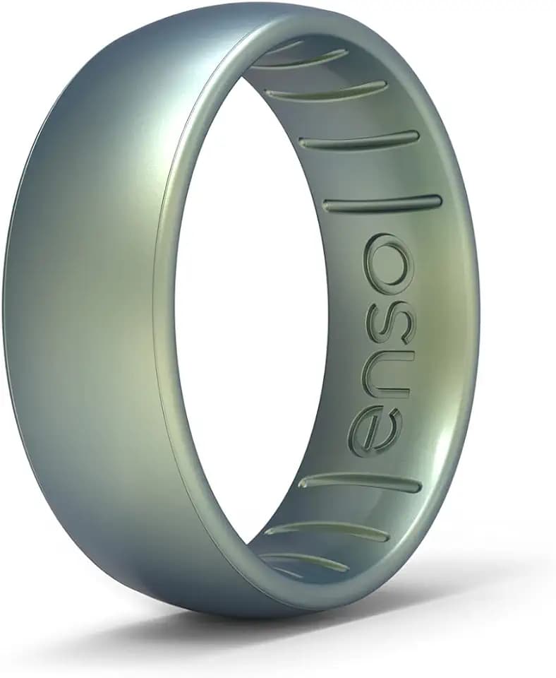 Enso Rings Classic Elements Silicone Ring | Made in The USA | Comfortable, Breathable, and Safe