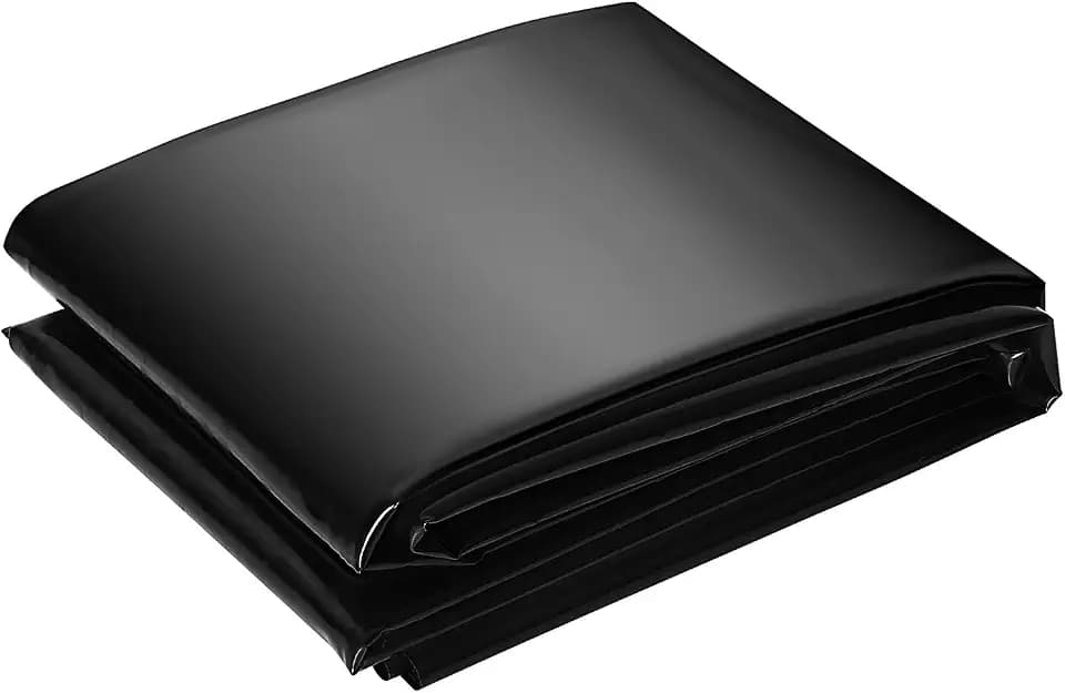 20x25 ft Pond Liner & 20 Mil Thickness, Pliable & Durable EPDM Material, Easy Cutting & UV Resistant, for Fish or Koi, Features, Waterfall Base, Fountains and Water Gardens