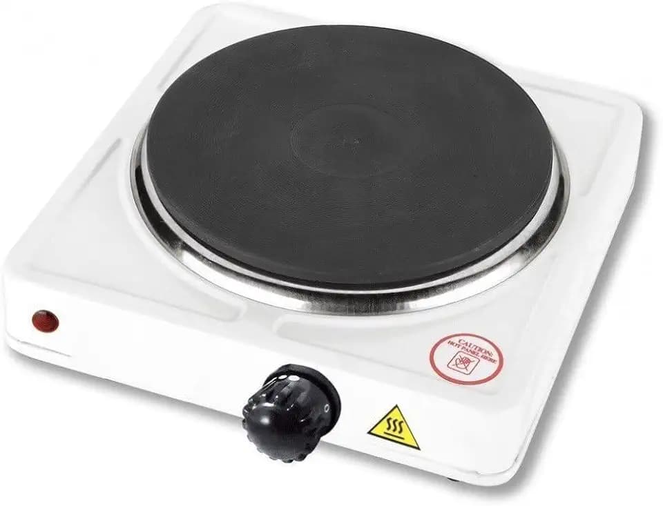 tempo di saldi Elektroherd, 1000 W, verstellbar, Platte aus Gusseisen, für Reisen, Camping, 152 m