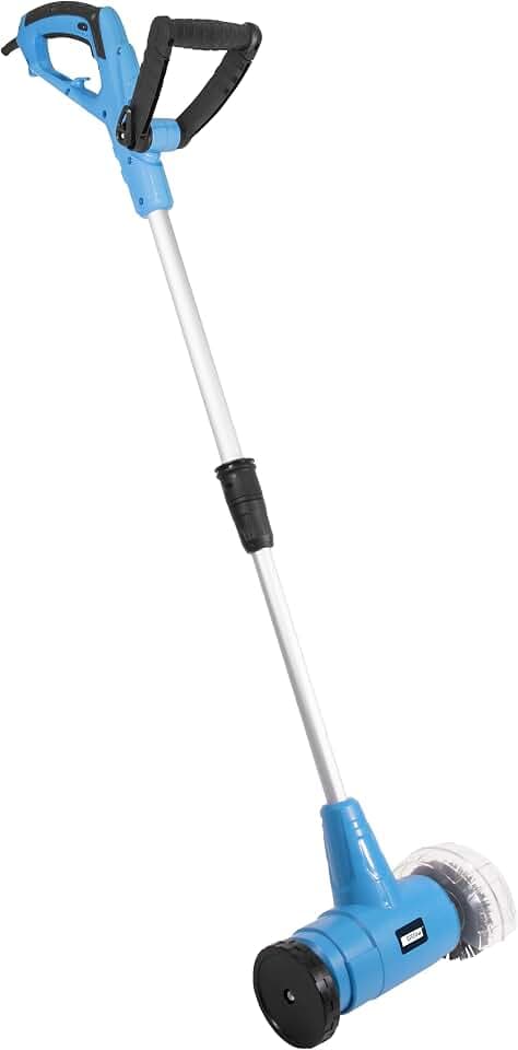 Güde Fugenreiniger GFR 401 (230 V, 400 W, 1800 1/min Motordrehzahl, 89-114 cm Arbeitsgriffhöhe, Softgriff, Spritzschutz, Führungsrad, 1x Fugenbürste Metall und 1x Nylon, werkzeugloser Bürstenwechsel)