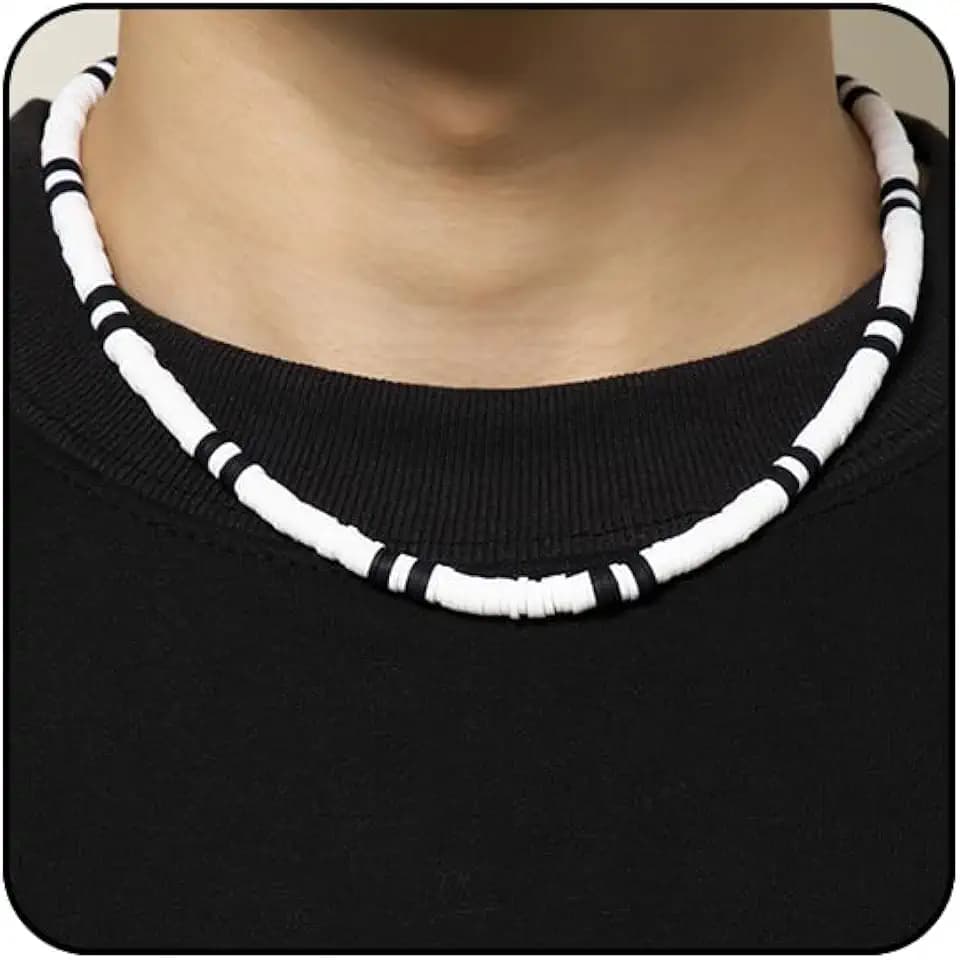 Puka Shell Necklace Men Summer Surfer Necklace Seashell Necklaces for Women Beach Necklaces for Men Beach Jewelry