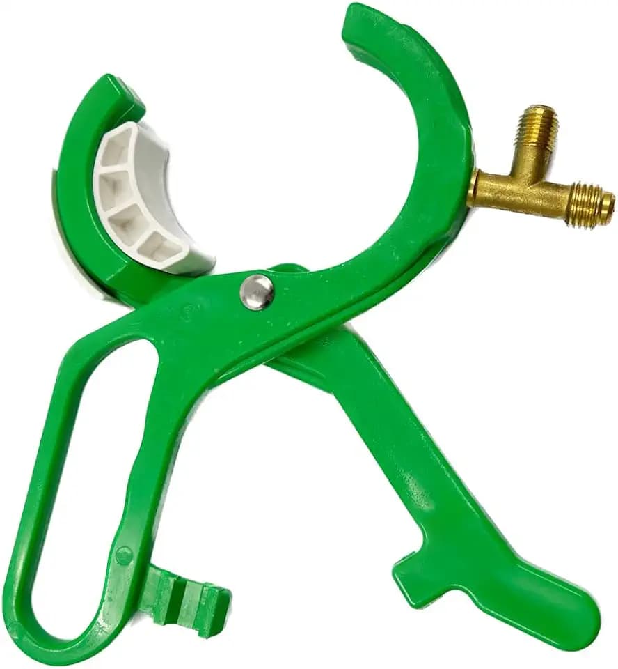R134A R12 Side Can Tap, 3-in-1 Side Mount Can Tap Valve, 1/4'' SAE 1/2'' Thread Can Tap for Car AC Refrigerant Manifold System