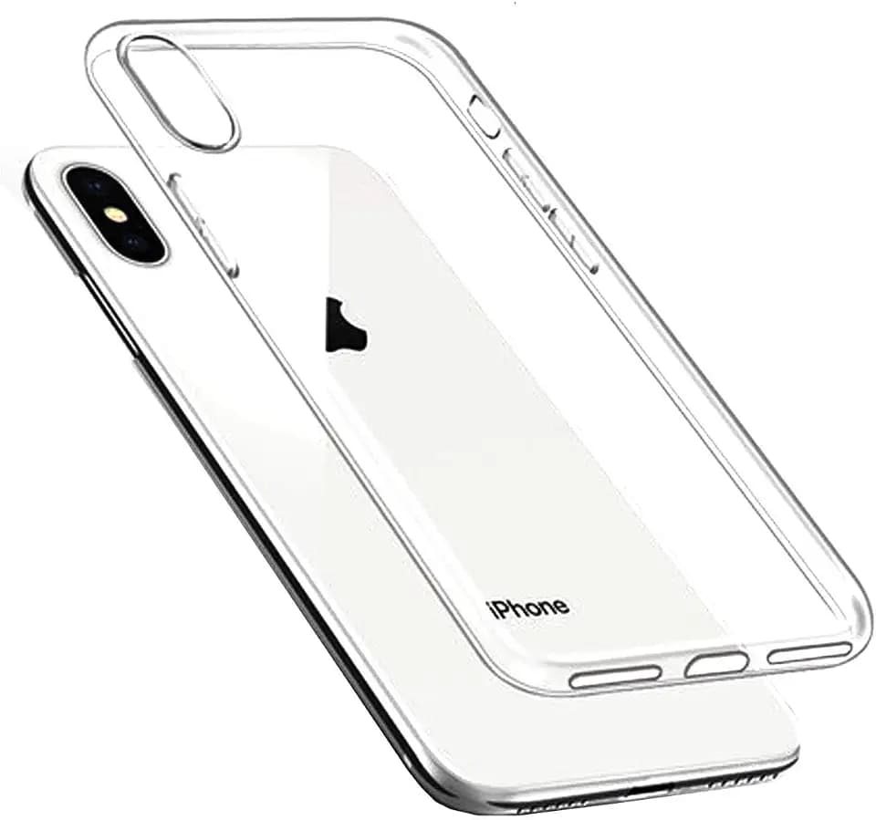 NEW'C für iPhone XS Hülle Case Transparent TPU Stoßfest